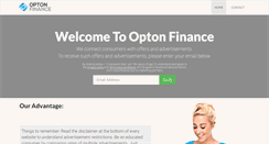 Desktop Screenshot of optonfinance.com