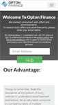 Mobile Screenshot of optonfinance.com